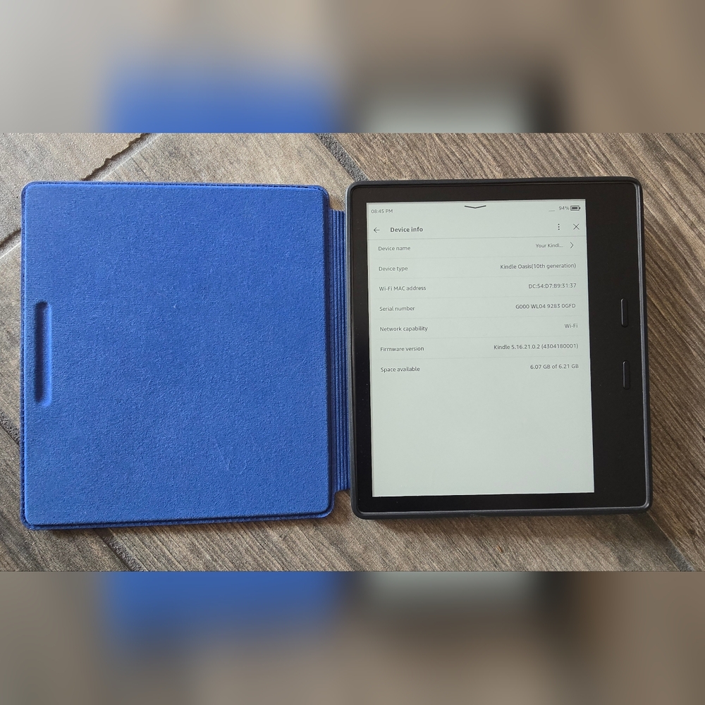 Kindle Oasis 10th Generation 8gb